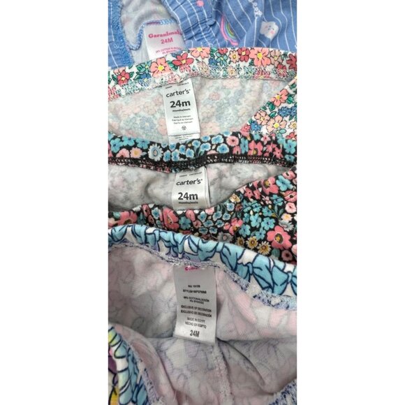 Toddler Girl's - 4 Pair Leggings in Pastel Prints &‎ Designs - Size 24 Month - Picture 10 of 10